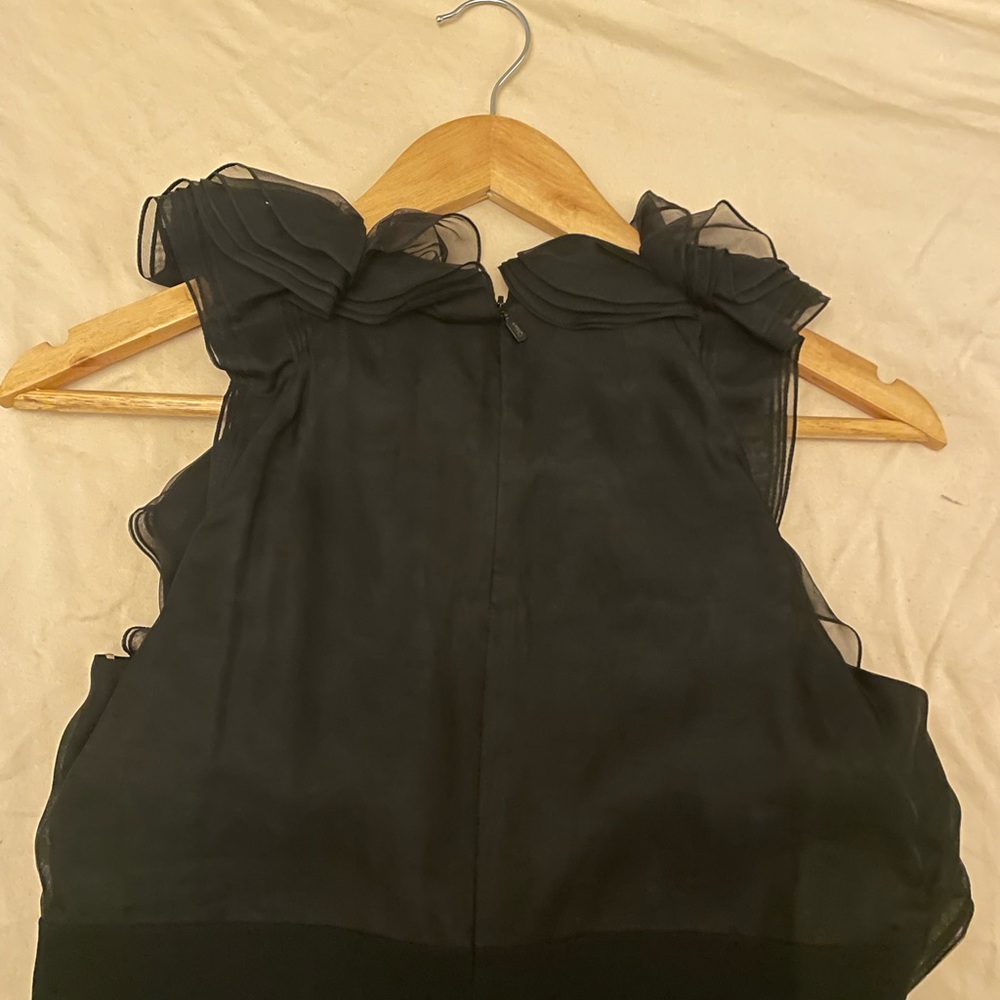 Chloe ruffled chiffon cocktail minidress - Picture 4 of 6